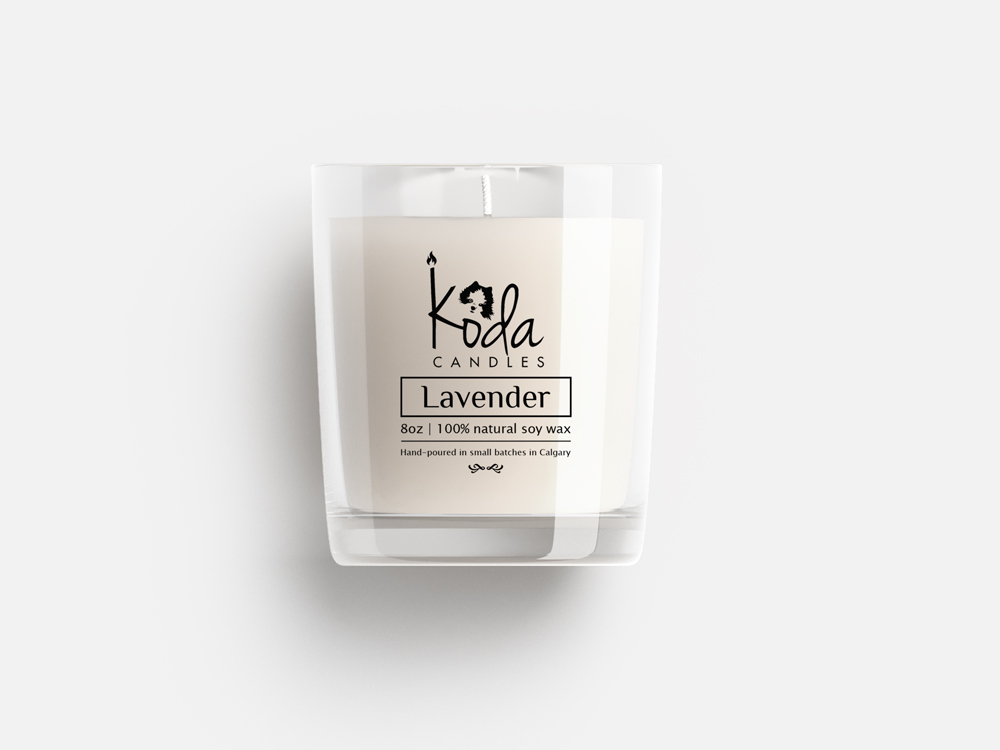 Koda Candles logo design by Ulid