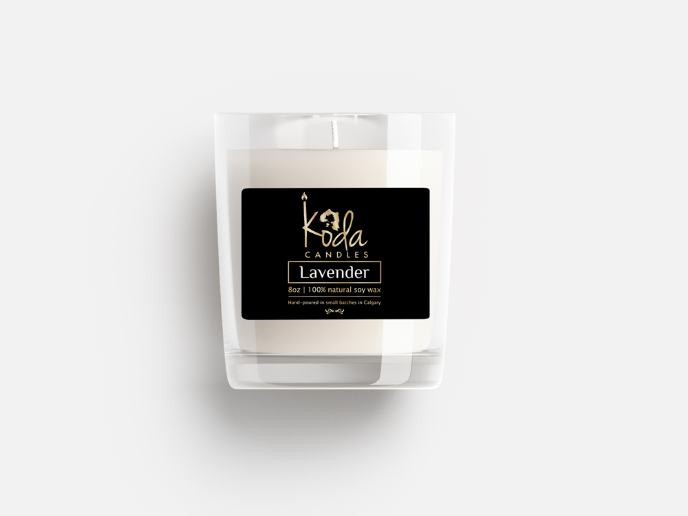 Koda Candles logo design by Ulid