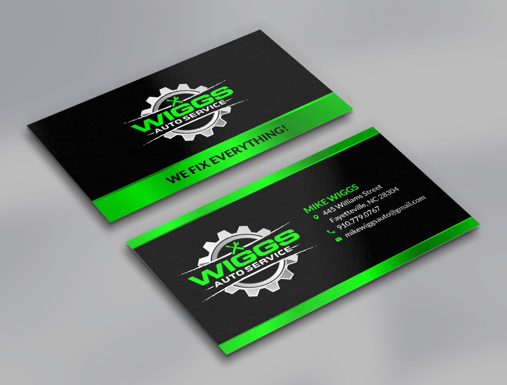 Mike Wiggs Auto & Fleet Service logo design by fritsB