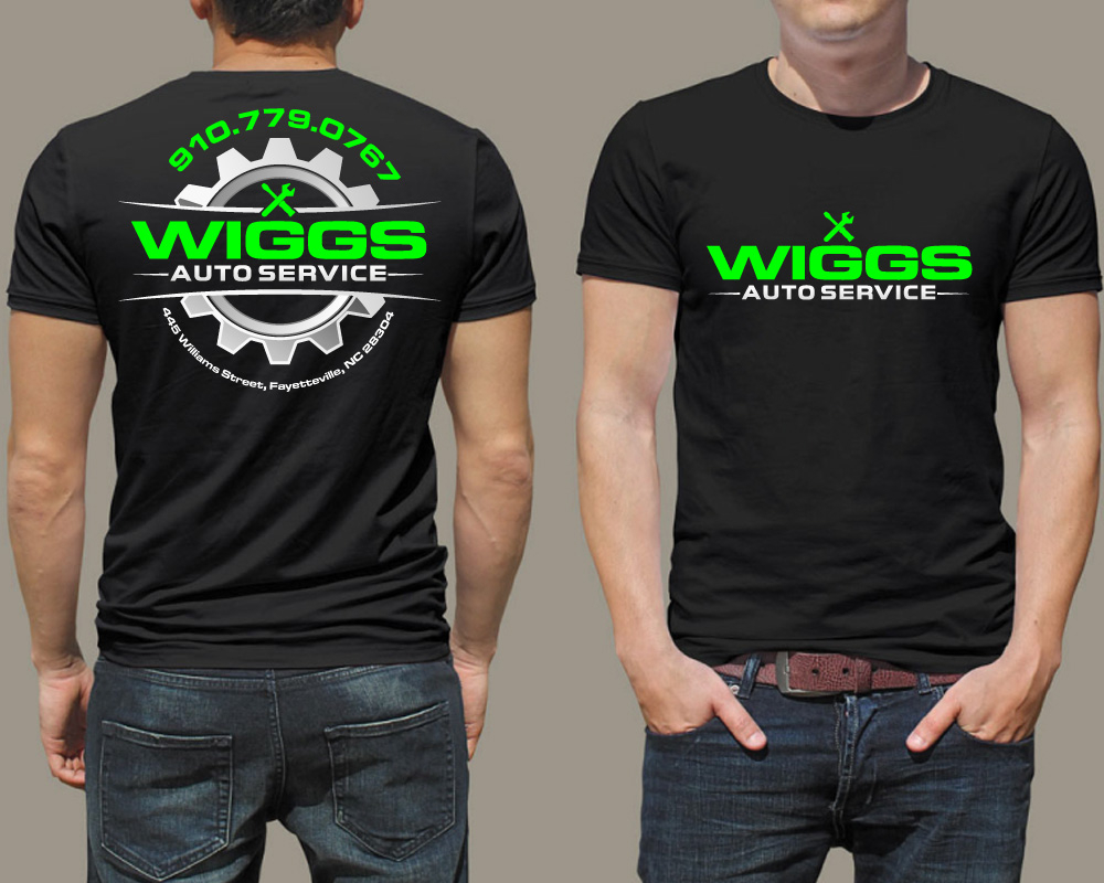 Mike Wiggs Auto & Fleet Service logo design by Boomstudioz