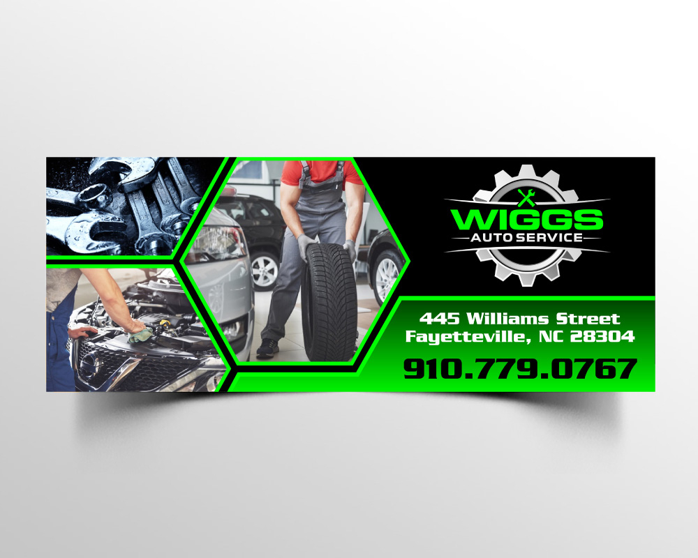 Mike Wiggs Auto & Fleet Service logo design by Boomstudioz