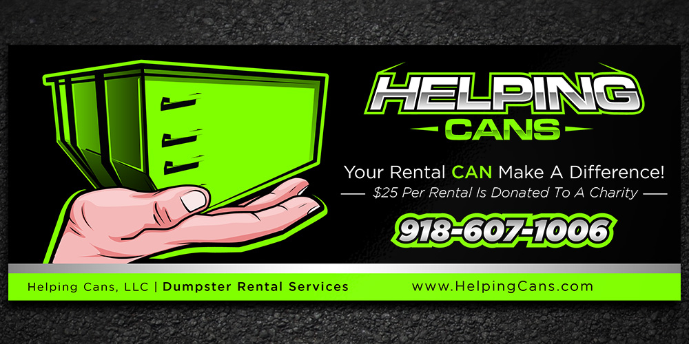 Helping Cans, LLC.  logo design by Gelotine