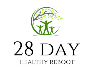 28 Day Healthy Reboot logo design by jetzu