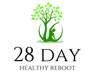 28 Day Healthy Reboot logo design by jetzu