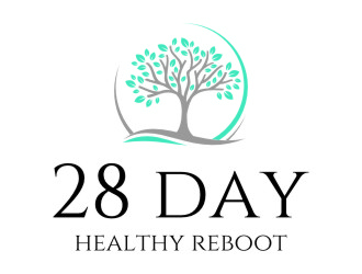 28 Day Healthy Reboot logo design by jetzu