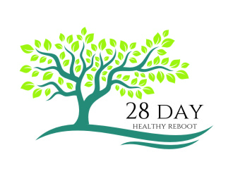 28 Day Healthy Reboot logo design by jetzu