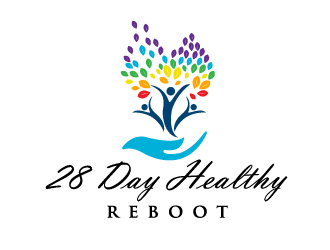 28 Day Healthy Reboot logo design by Marianne