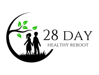 28 Day Healthy Reboot logo design by jetzu