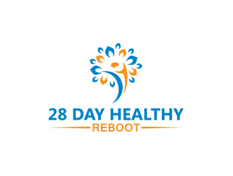 28 Day Healthy Reboot logo design by Rexi_777