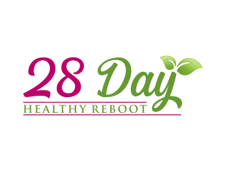 28 Day Healthy Reboot logo design by done