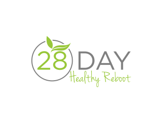 28 Day Healthy Reboot logo design by luckyprasetyo