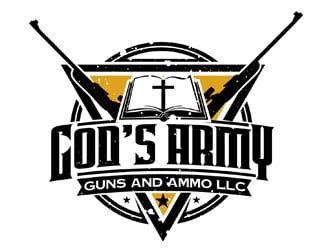 Gods Army Guns and Ammo LLC logo design by DreamLogoDesign