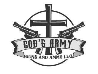 Gods Army Guns and Ammo LLC logo design by axel182