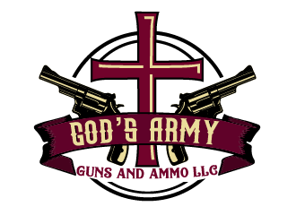 Gods Army Guns and Ammo LLC logo design by axel182