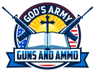 Gods Army Guns and Ammo LLC logo design by LucidSketch