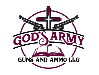 Gods Army Guns and Ammo LLC logo design by axel182