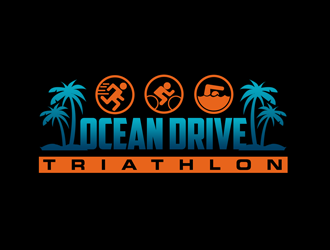 Ocean Drive Triathlon logo design by kunejo