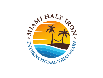 Miami Half Iron & International Triathlon logo design by KaySa