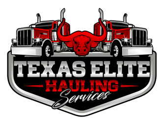 Texas Elite Hauling Services logo design by DreamLogoDesign