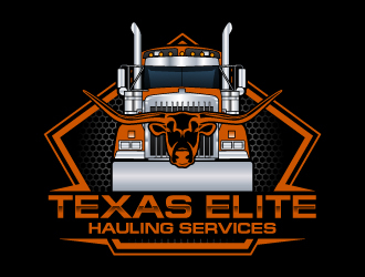 Texas Elite Hauling Services logo design by uttam