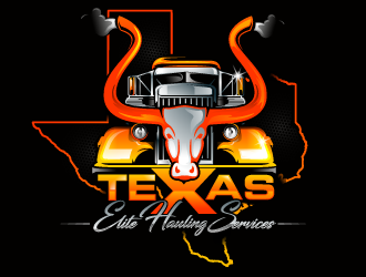 Texas Elite Hauling Services logo design by Suvendu