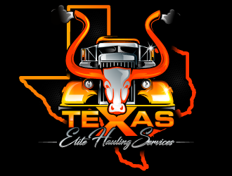 Texas Elite Hauling Services logo design by Suvendu