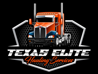 Texas Elite Hauling Services logo design by Suvendu