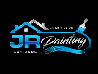 JR Painting logo design - 48hourslogo.com