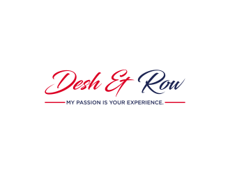 Desh & Row logo design by glasslogo