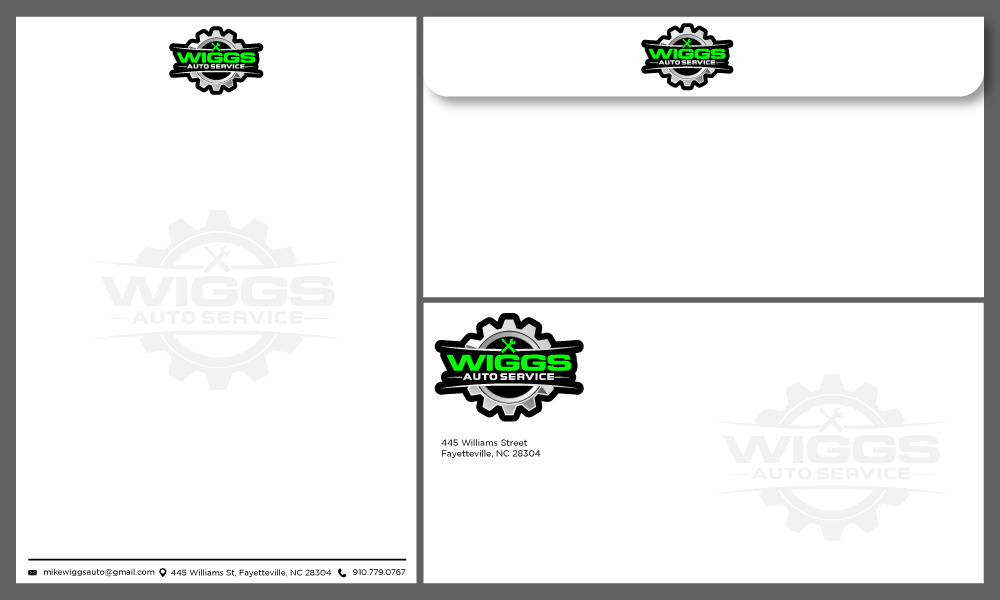 Mike Wiggs Auto & Fleet Service logo design by Gelotine