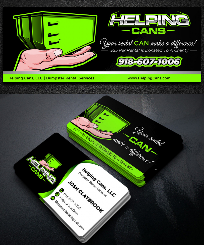 Helping Cans, LLC.  logo design by Gelotine