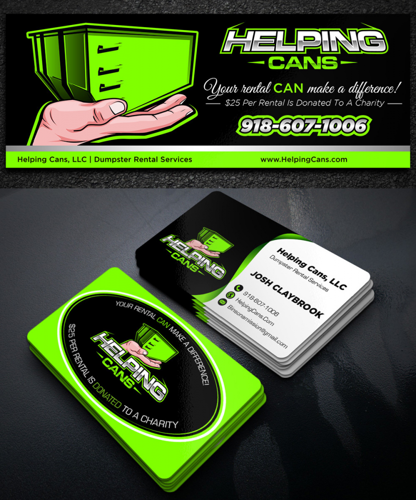 Helping Cans, LLC.  logo design by Gelotine