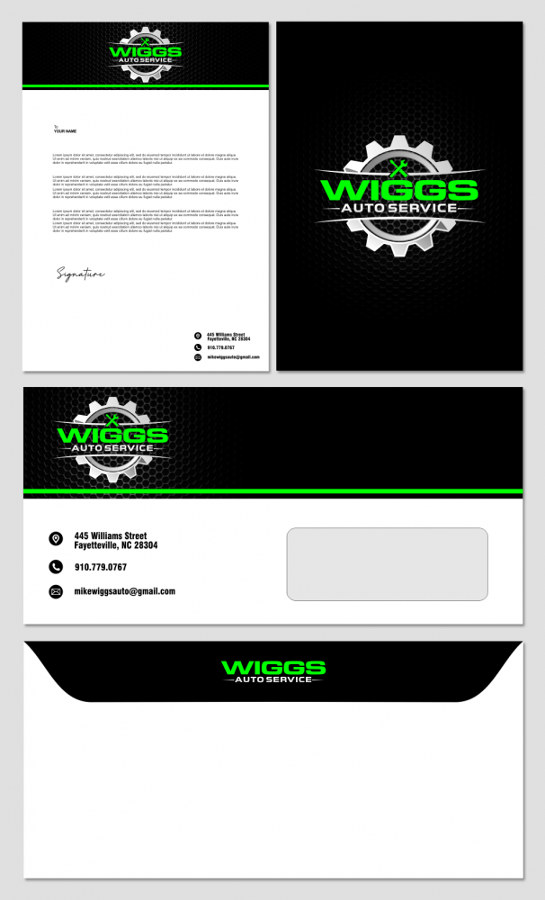 Mike Wiggs Auto & Fleet Service logo design by MerasiDesigns