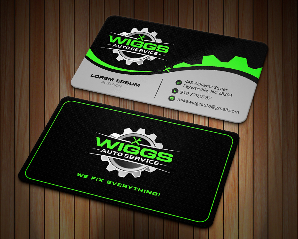 Mike Wiggs Auto & Fleet Service logo design by MastersDesigns