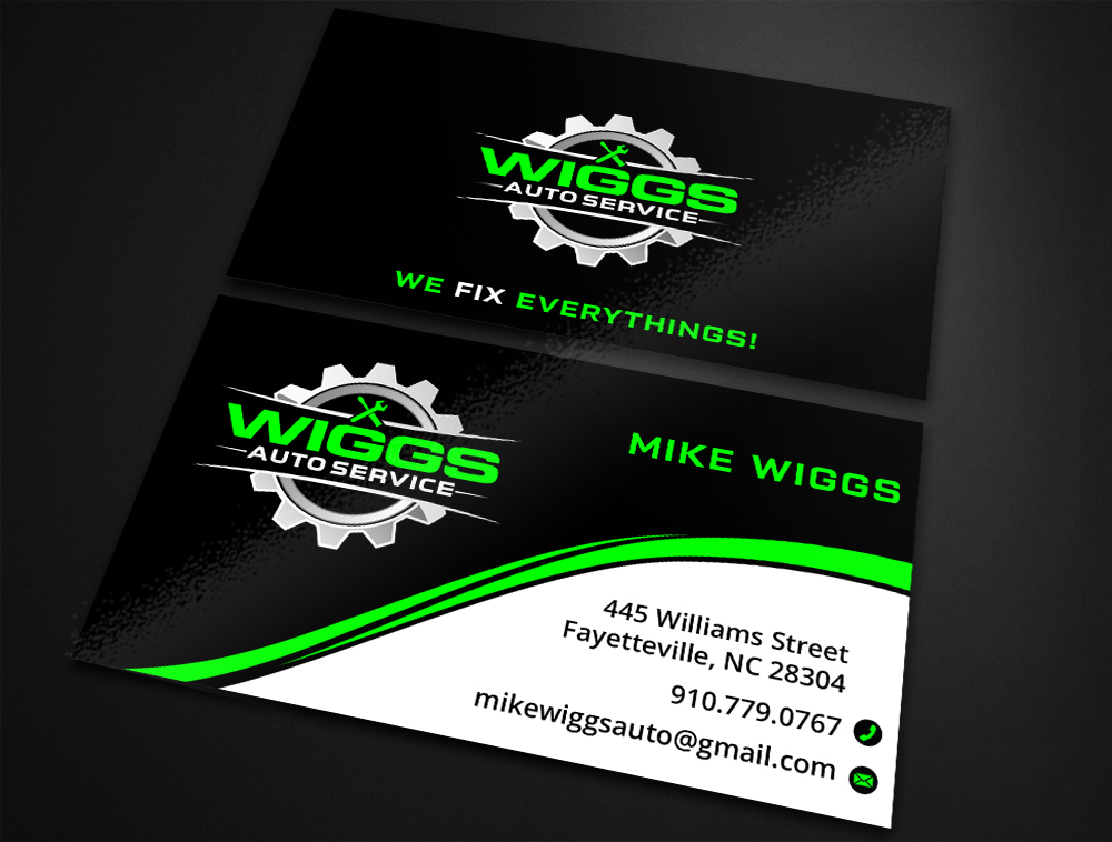 Mike Wiggs Auto & Fleet Service logo design by Niqnish