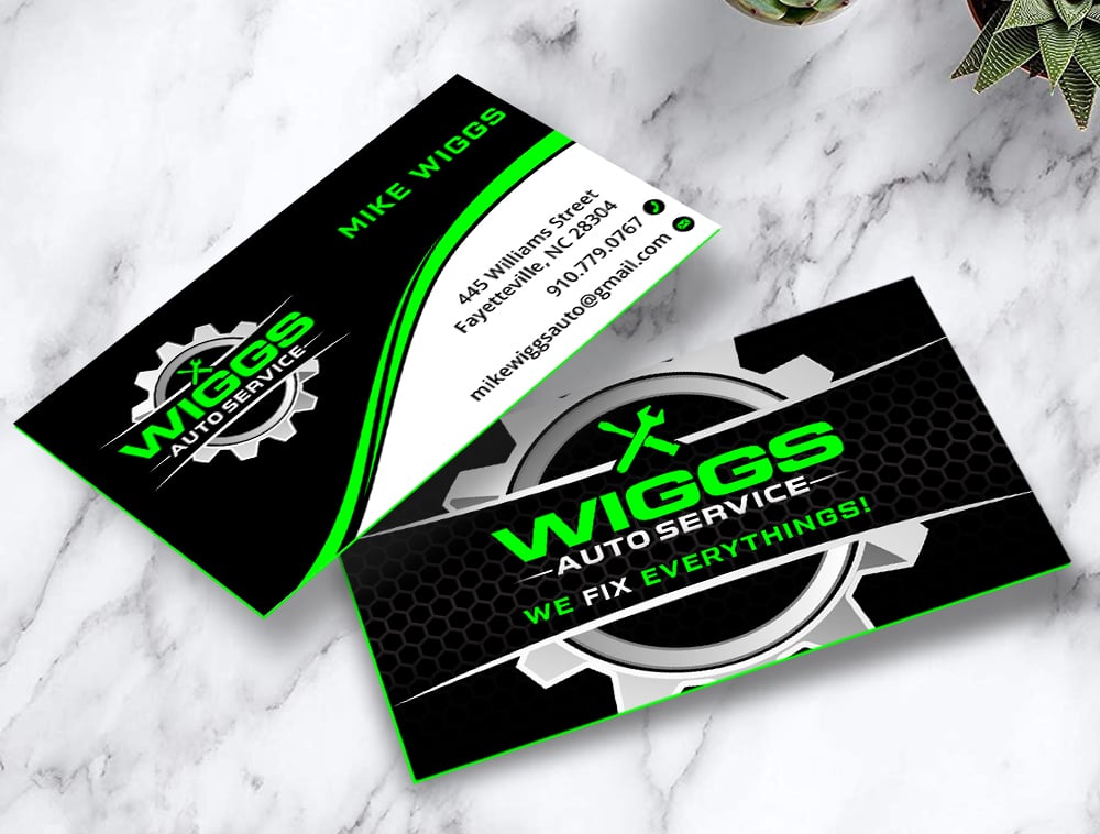 Mike Wiggs Auto & Fleet Service logo design by Niqnish