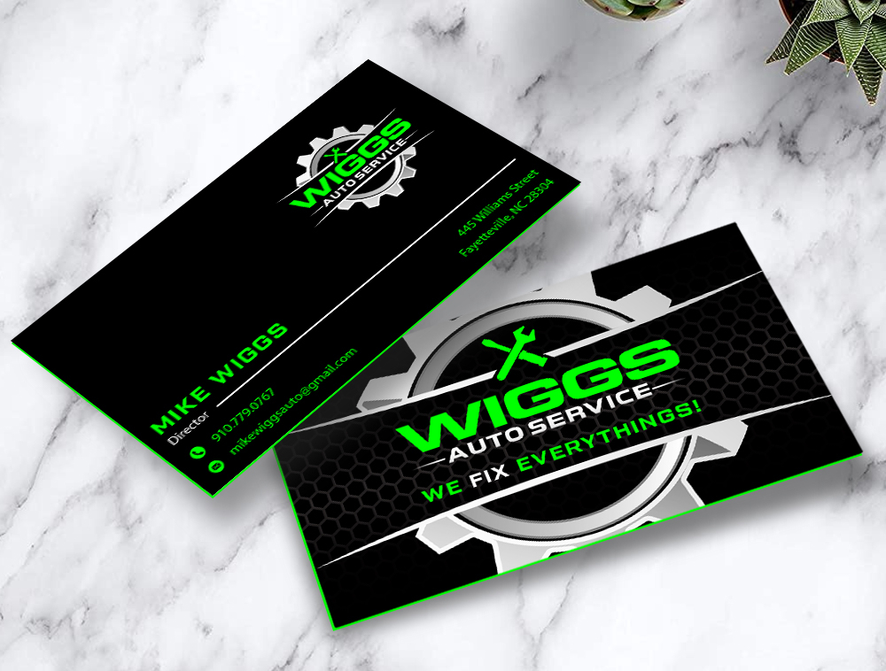 Mike Wiggs Auto & Fleet Service logo design by Niqnish