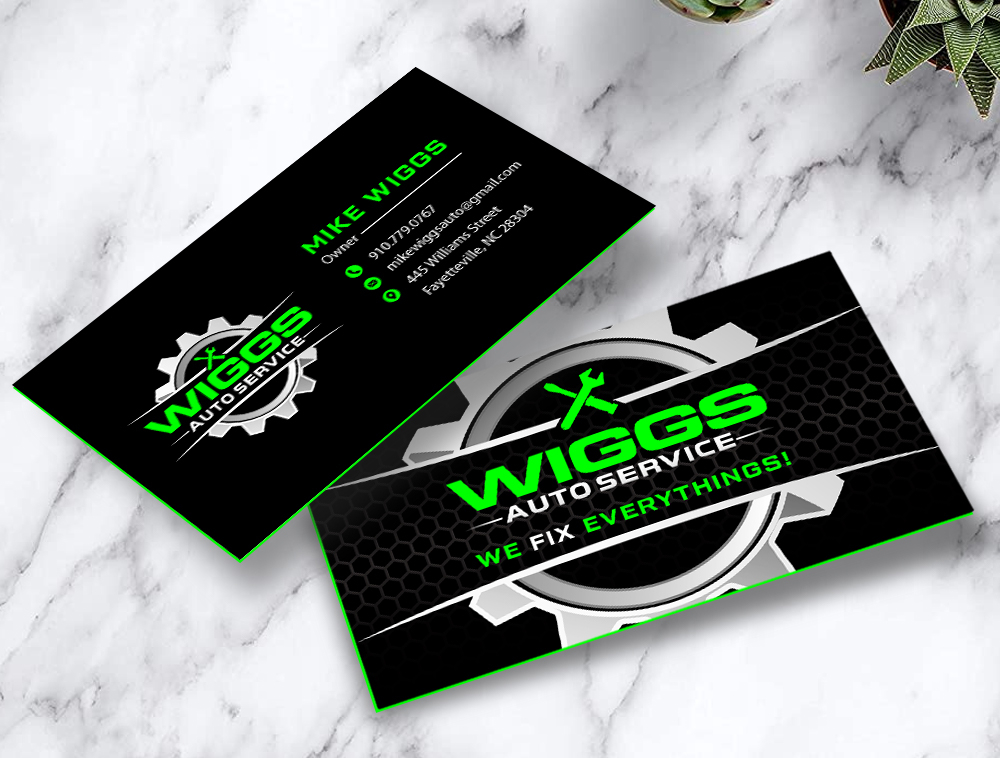 Mike Wiggs Auto & Fleet Service logo design by Niqnish