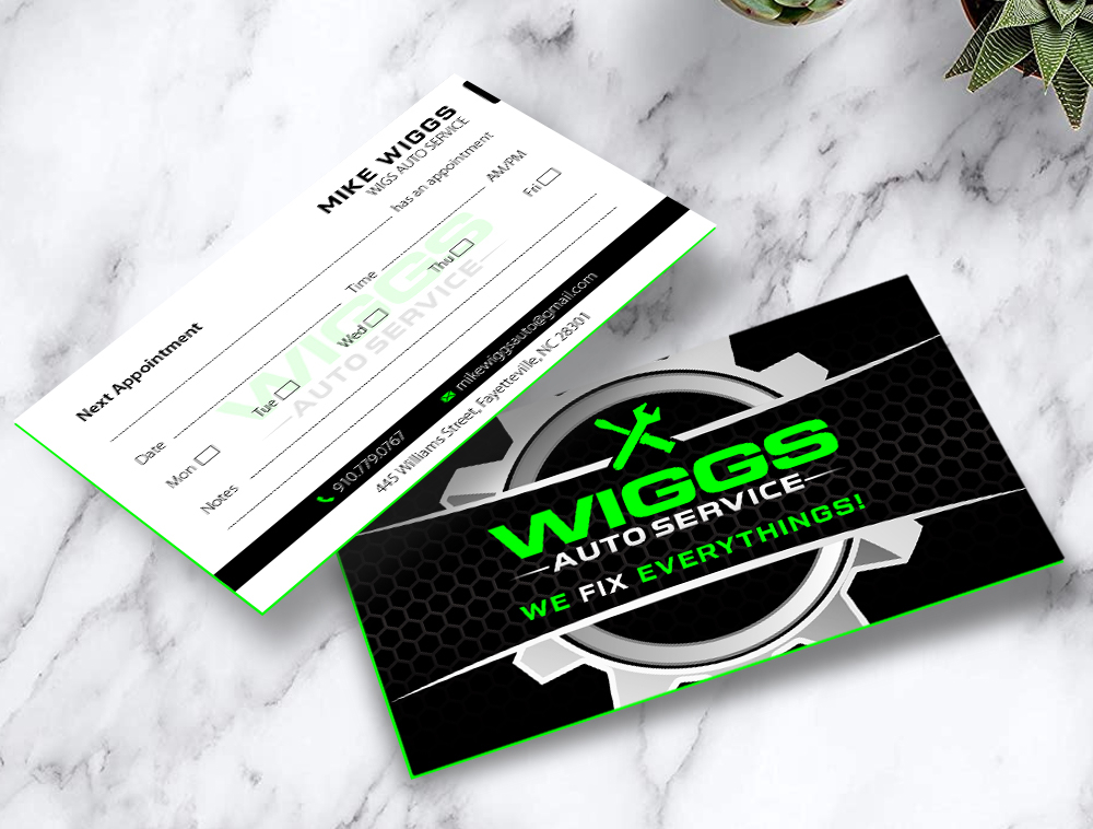 Mike Wiggs Auto & Fleet Service logo design by Niqnish