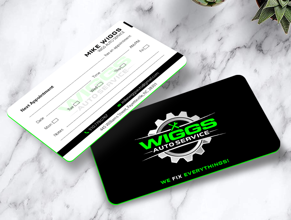 Mike Wiggs Auto & Fleet Service logo design by Niqnish