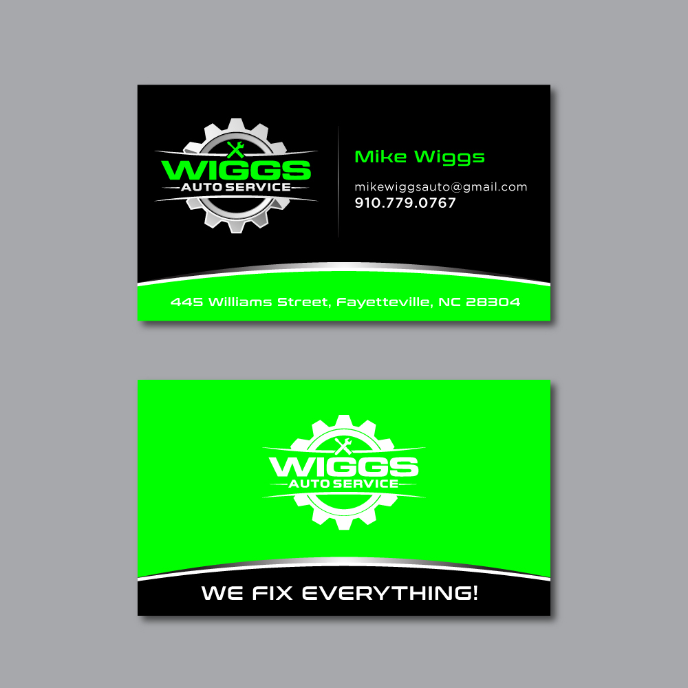 Mike Wiggs Auto & Fleet Service logo design by lokiasan