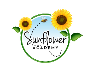 Sunflower Academy logo design by MarkindDesign