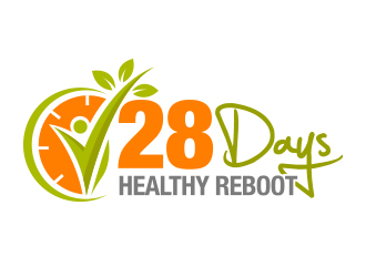 28 Day Healthy Reboot logo design by adm3