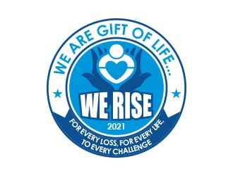 Logo:   We Rise… For every loss, For every life, To every challenge |  We are Gift of Life…We Rise      Company Name: Gift of Life Donor Program logo design by MarkindDesign