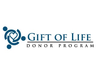 Logo:   We Rise… For every loss, For every life, To every challenge |  We are Gift of Life…We Rise      Company Name: Gift of Life Donor Program logo design by AamirKhan