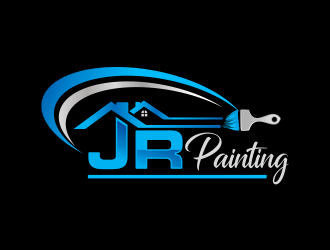 JR Painting Logo Design - 48hourslogo