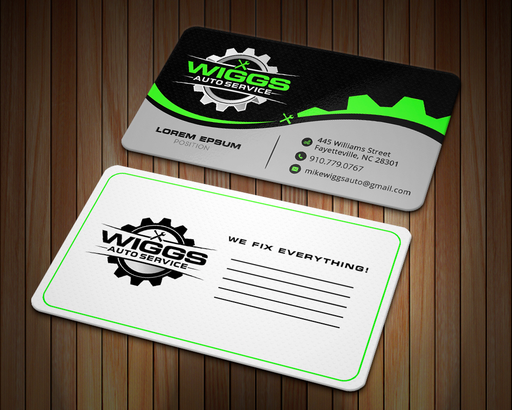 Mike Wiggs Auto & Fleet Service logo design by MastersDesigns