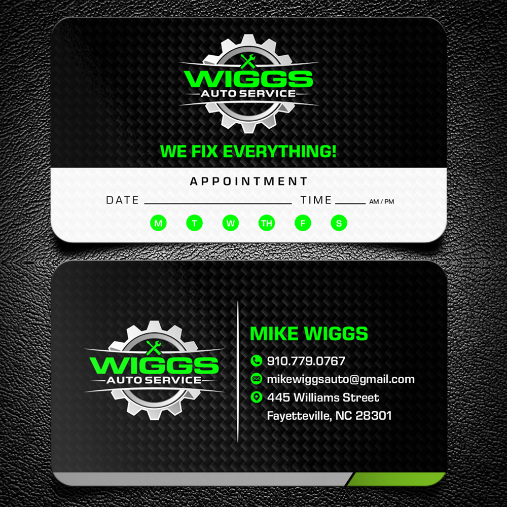 Mike Wiggs Auto & Fleet Service logo design by KHAI