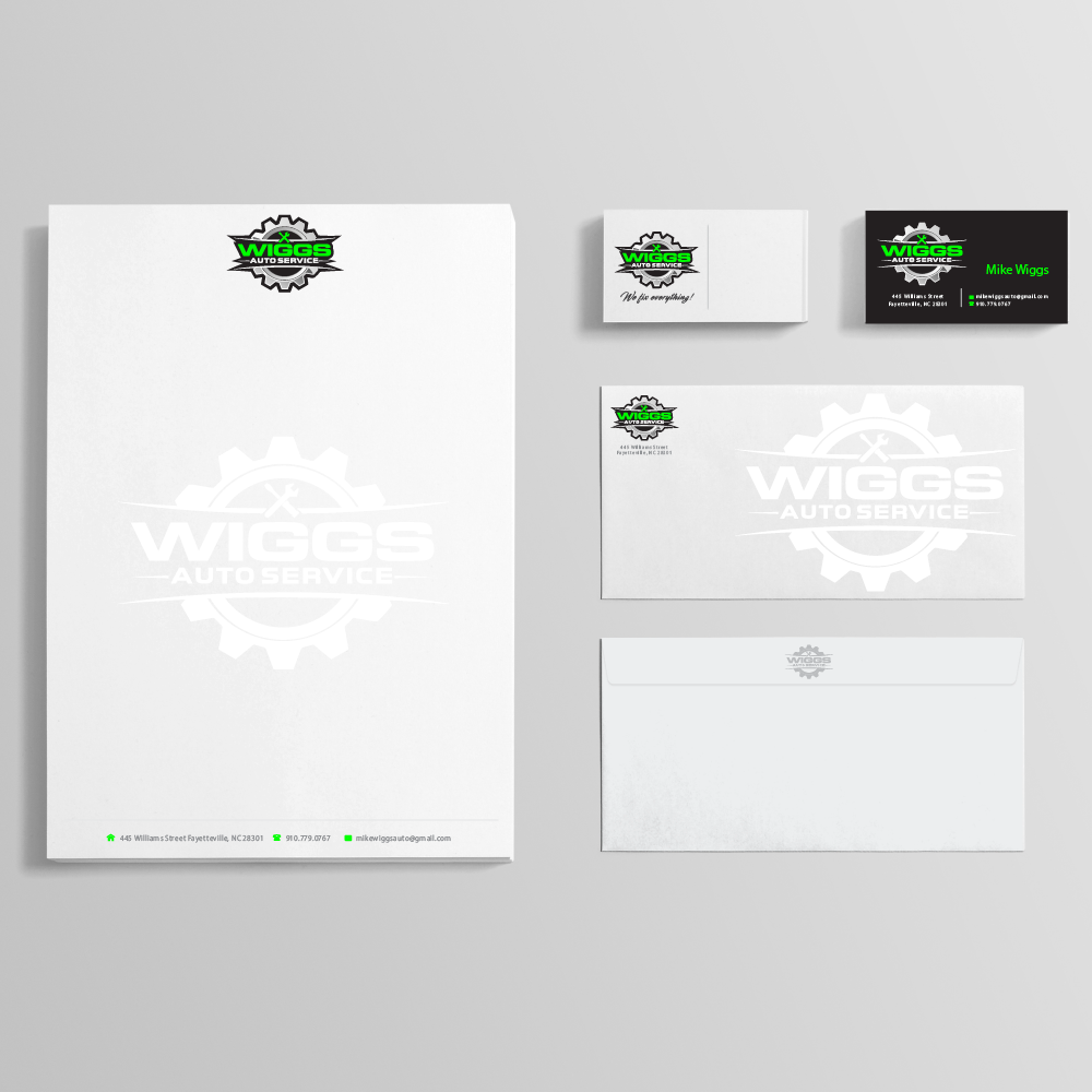 Mike Wiggs Auto & Fleet Service logo design by igor1408