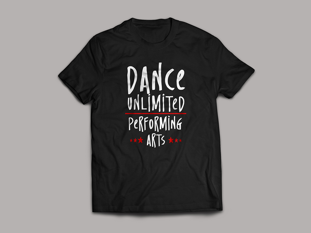 Dance Unlimited Performing Arts logo design by cwrproject